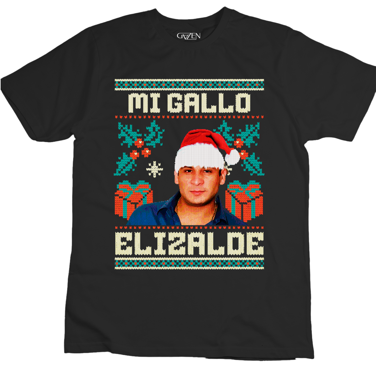 Playera Valentin Elizalde Mi Gallo Navidad | Gazen