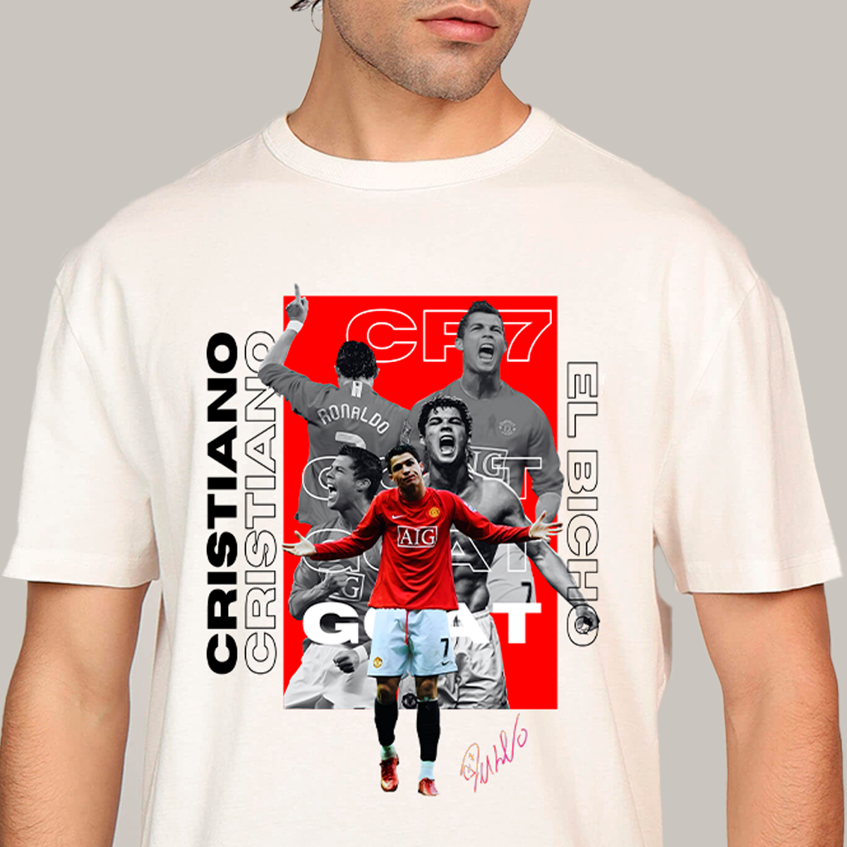 Playera Ronaldo CR7 Edición 2008 Manchester Gazen - Gazen