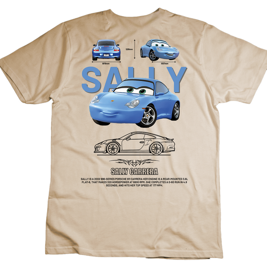 Duo Playera Cars Rayo Mcqueen Y Sally Carrera Gazen - Gazen