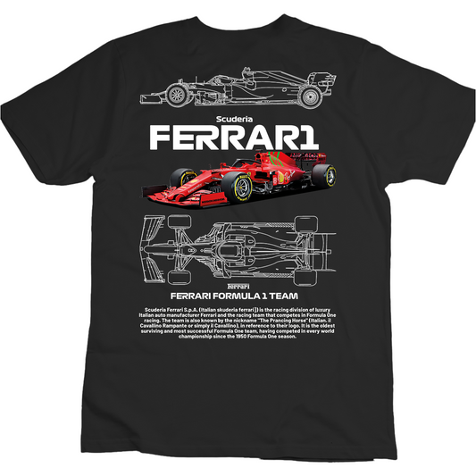 Playera Scuderia Ferrari Team Fórmula 1 Gazen - Gazen