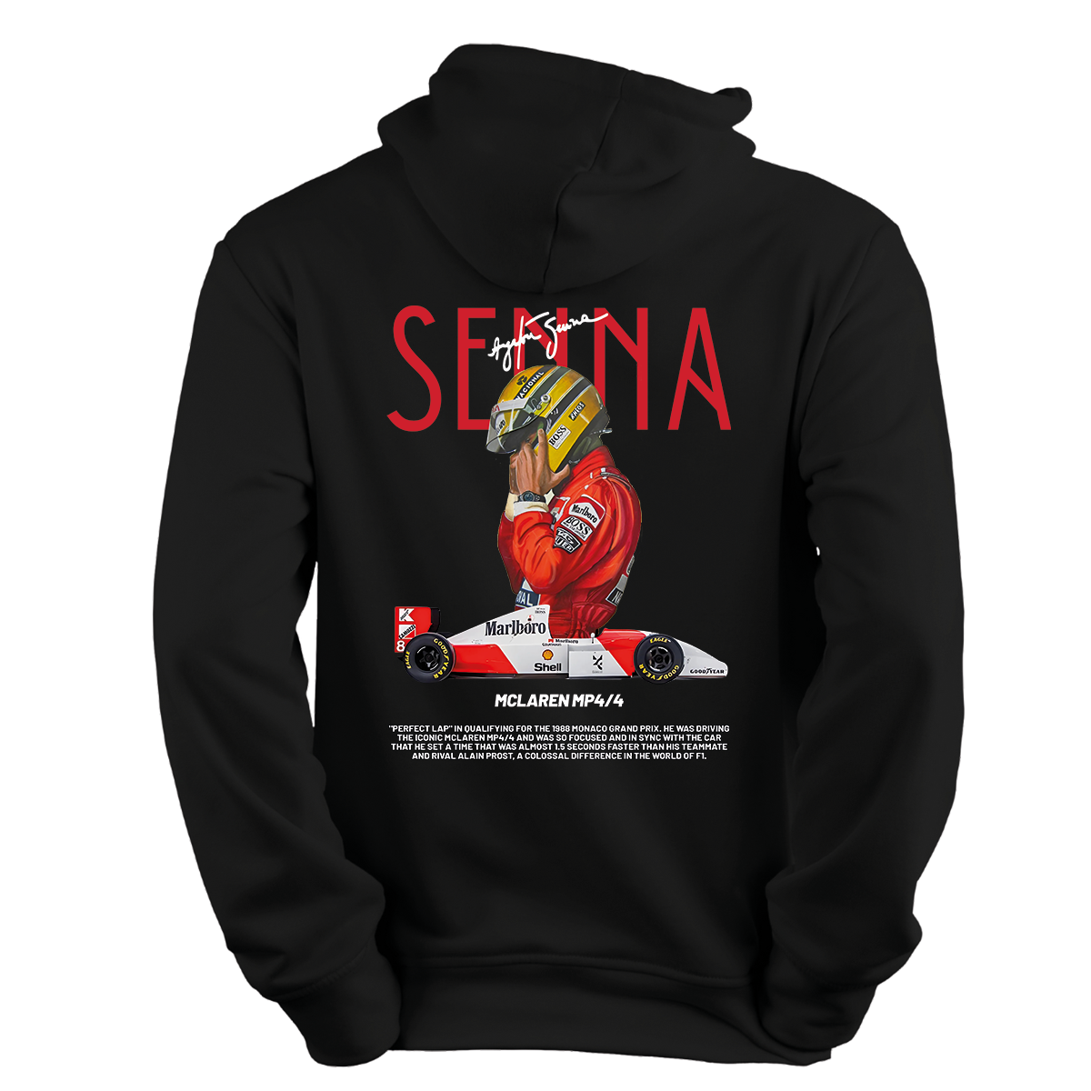 Sudadera Ayrton Senna F1 Mclaren MP4/4 Gazen - Gazen