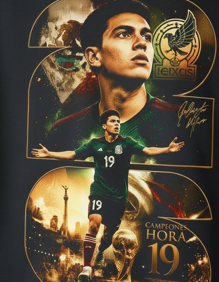 Playera Gil Mora México Futbol 2026