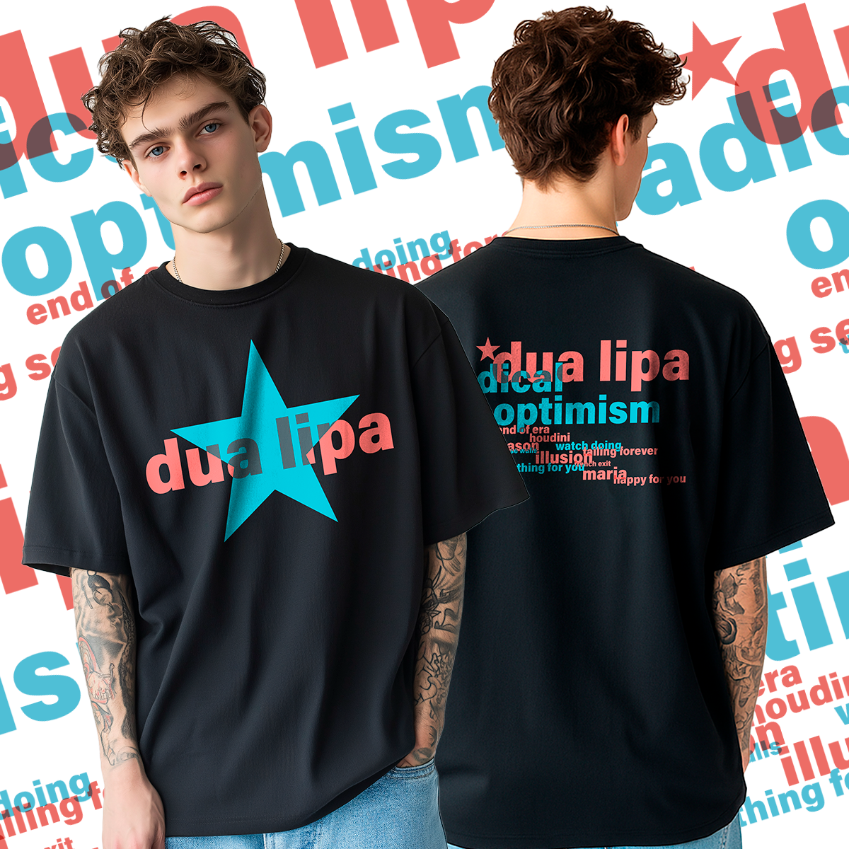 Playera Dua Lipa Radical Optimism Tour | Gazen