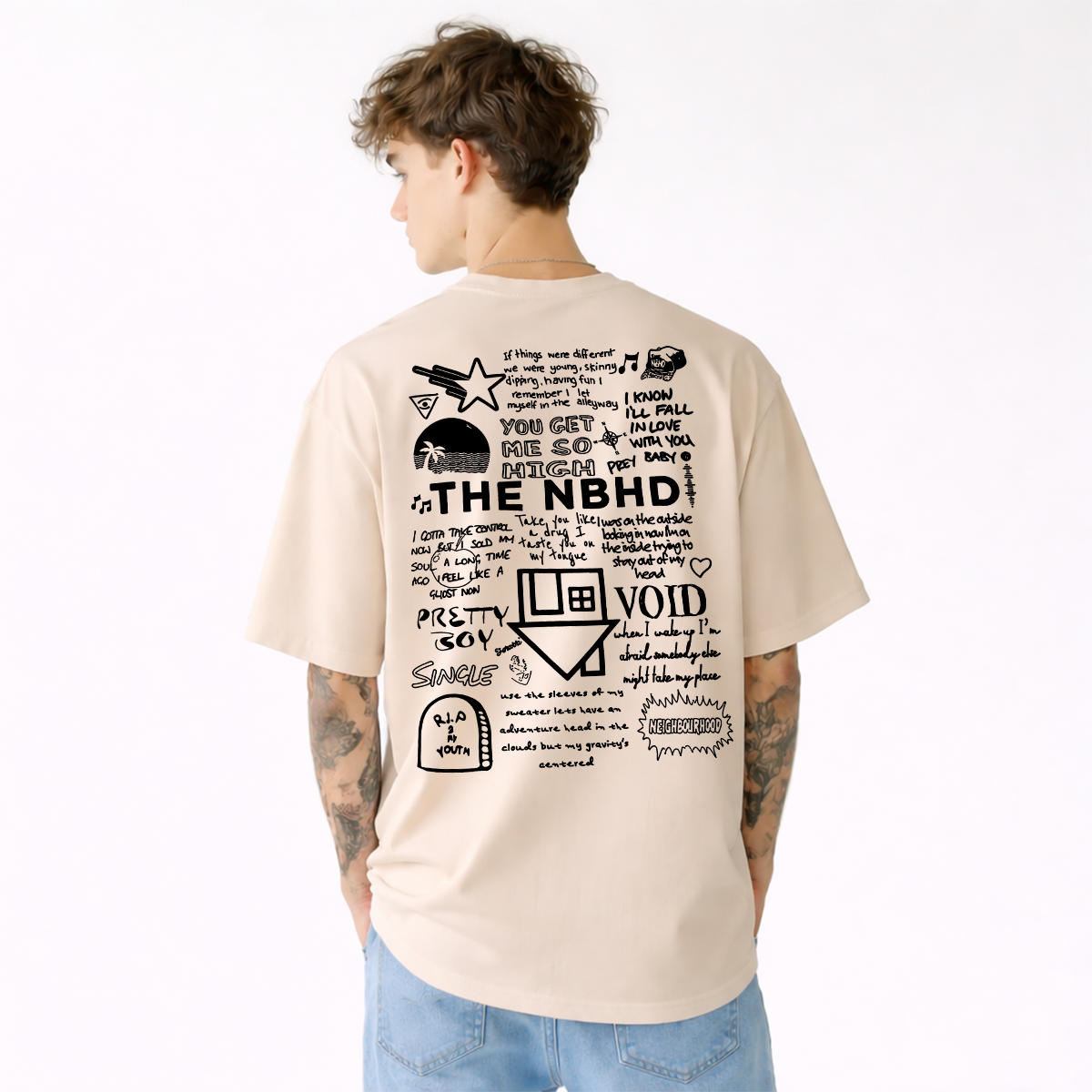 Playera the neighbourhood 100% algodón
