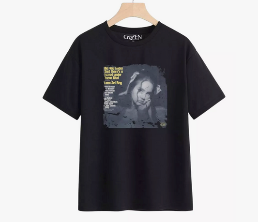 Playera Lana Del Rey Did You Know Albúm Gazen