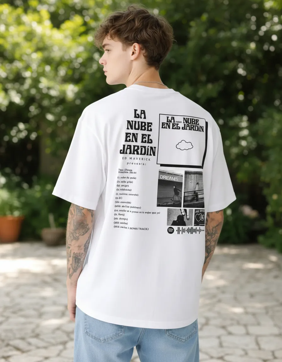 Playera La nube en el Jardin Maverick - Gazen