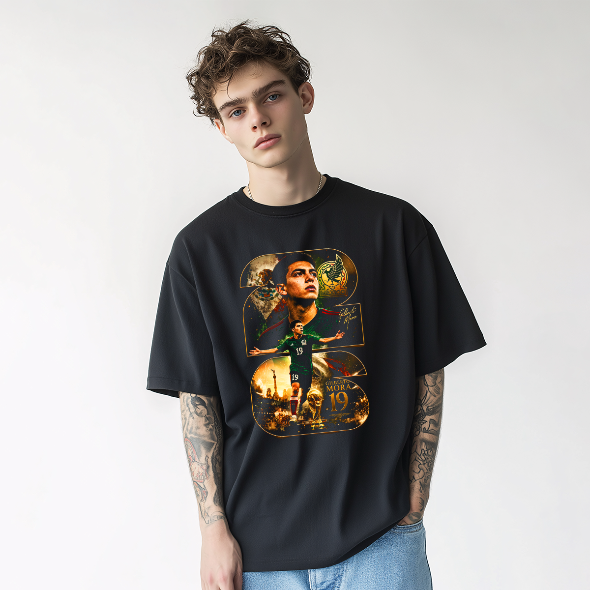 Playera Gil Mora México Futbol 2026