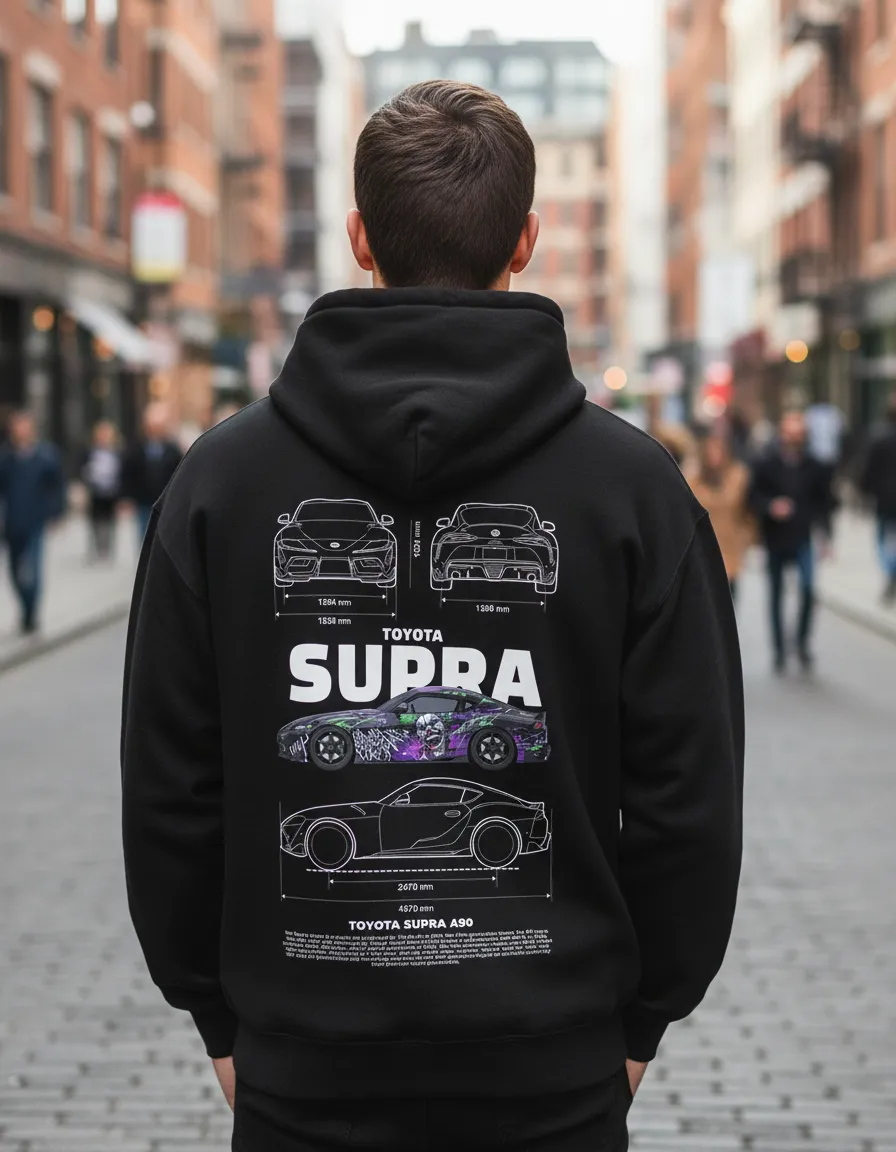 Hoodie de Carro Supra A90 Joker-Version | Gazen - Gazen