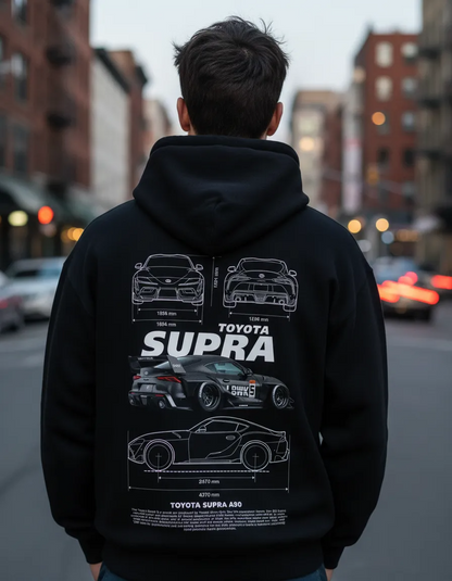 Hoodie de Carro Supra A90 Liberty-W. | Gazen - Gazen