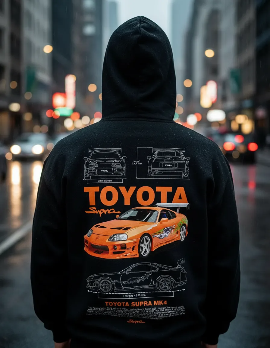 Hoodie de Carro Supra Mk4 | Gazen - Gazen