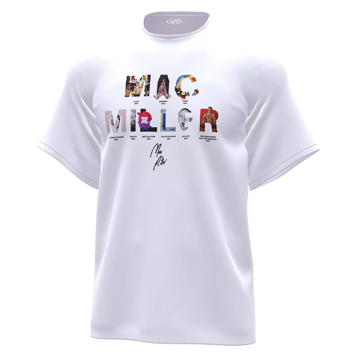 Playera Mac Miller Discografía Gazen