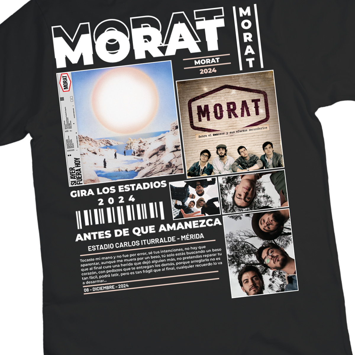 Playera Morat Gira los Estadios México 2024  | Gazen