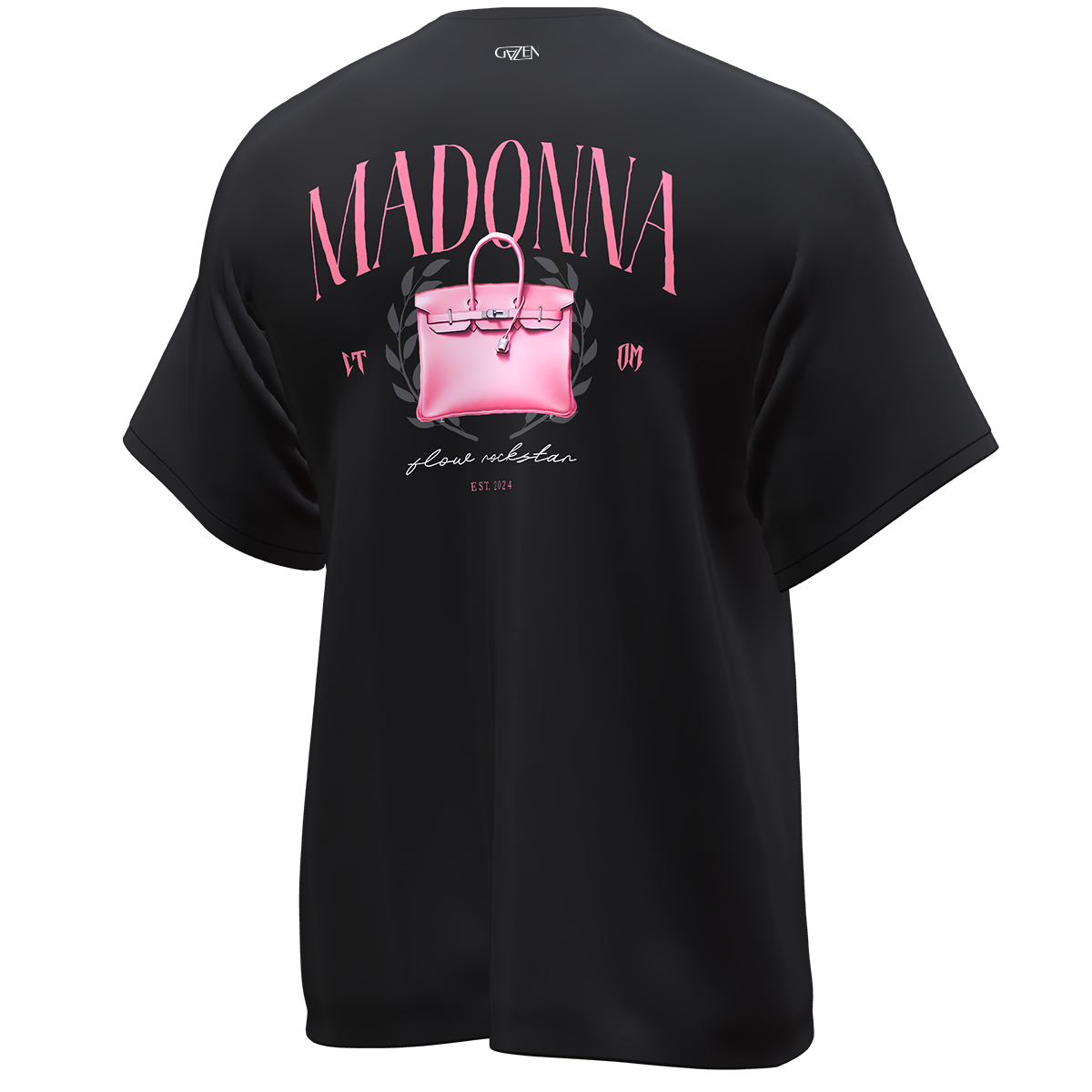 Duo Playera Nata Montana / Madonna /the Wolrd Is Yours Gazen - Gazen