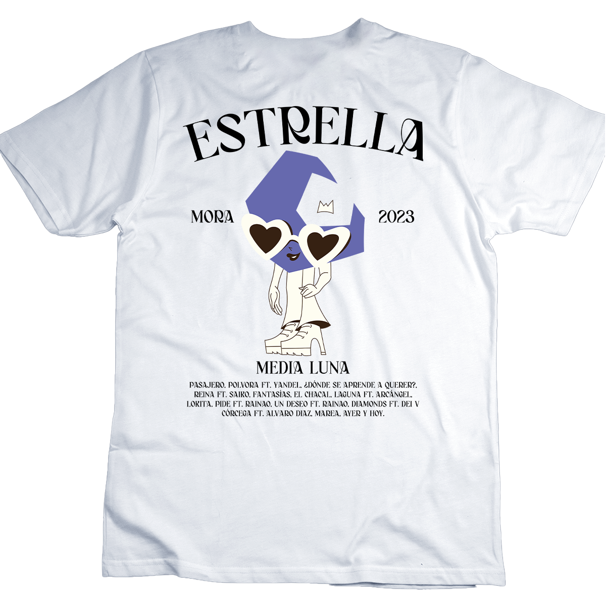 Playera Mora Estrella y Media Luna Gazen - Gazen