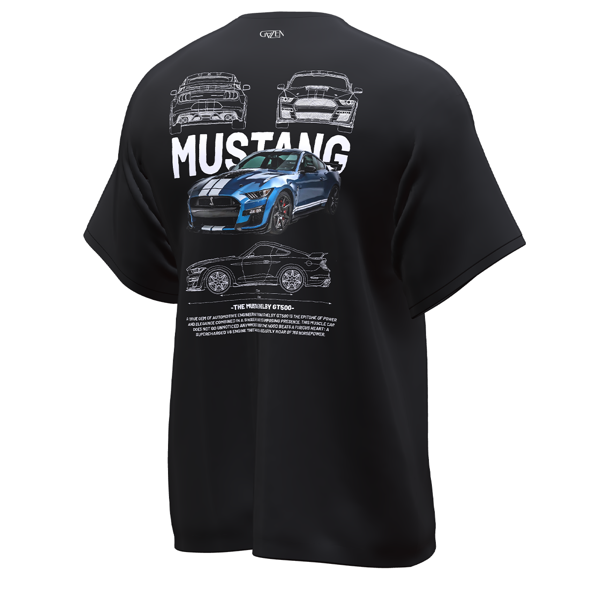 Playera Ford Mustang GT500 Gazen - Gazen