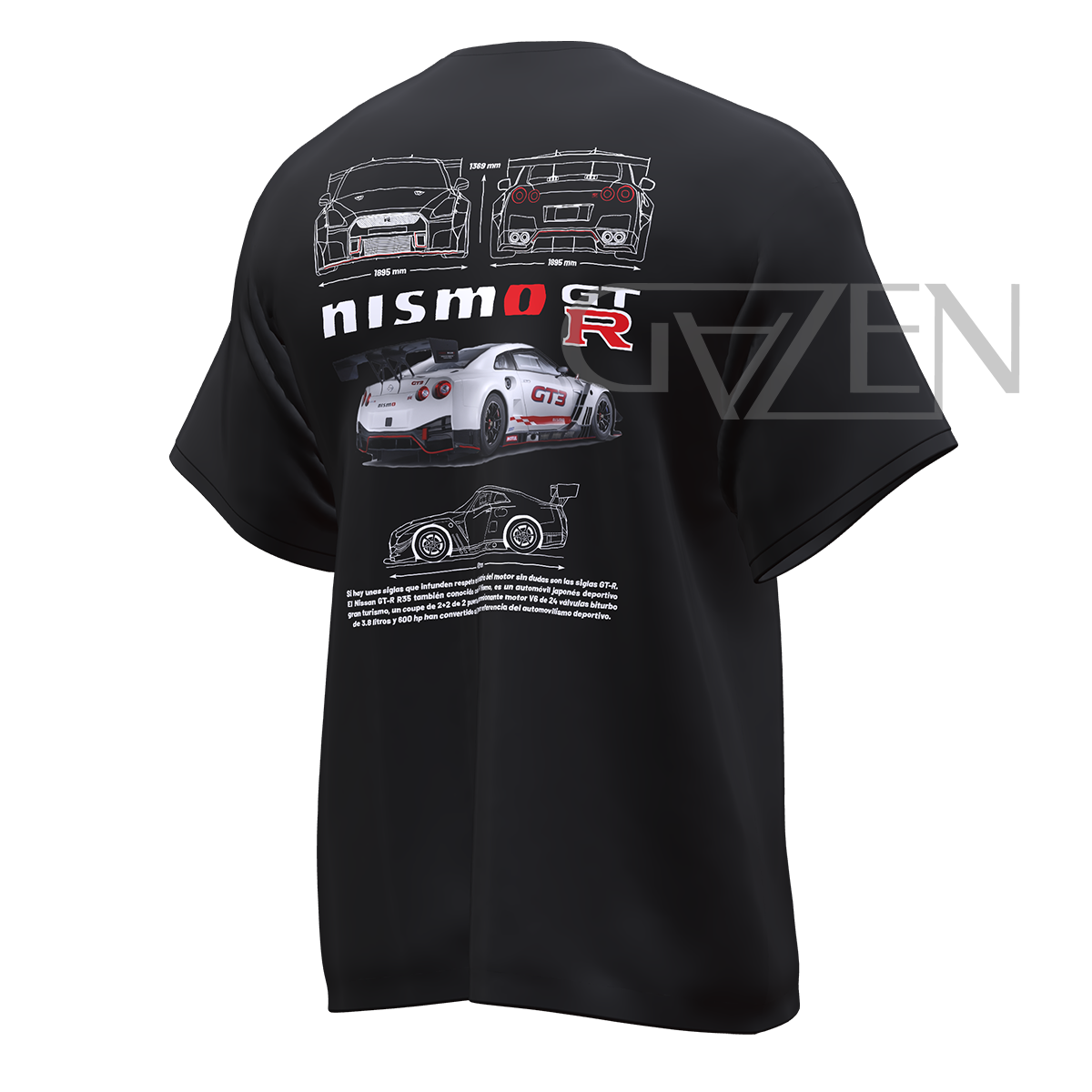 Playera Nissan Nismo GTR Gazen - Gazen