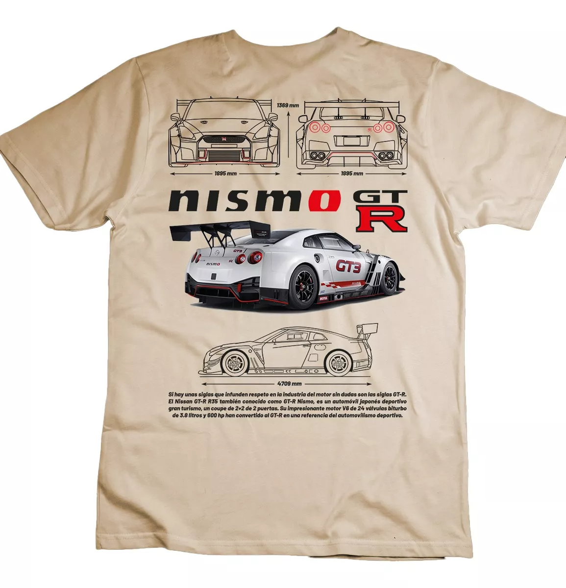 Playera Nissan Nismo GTR Gazen - Gazen