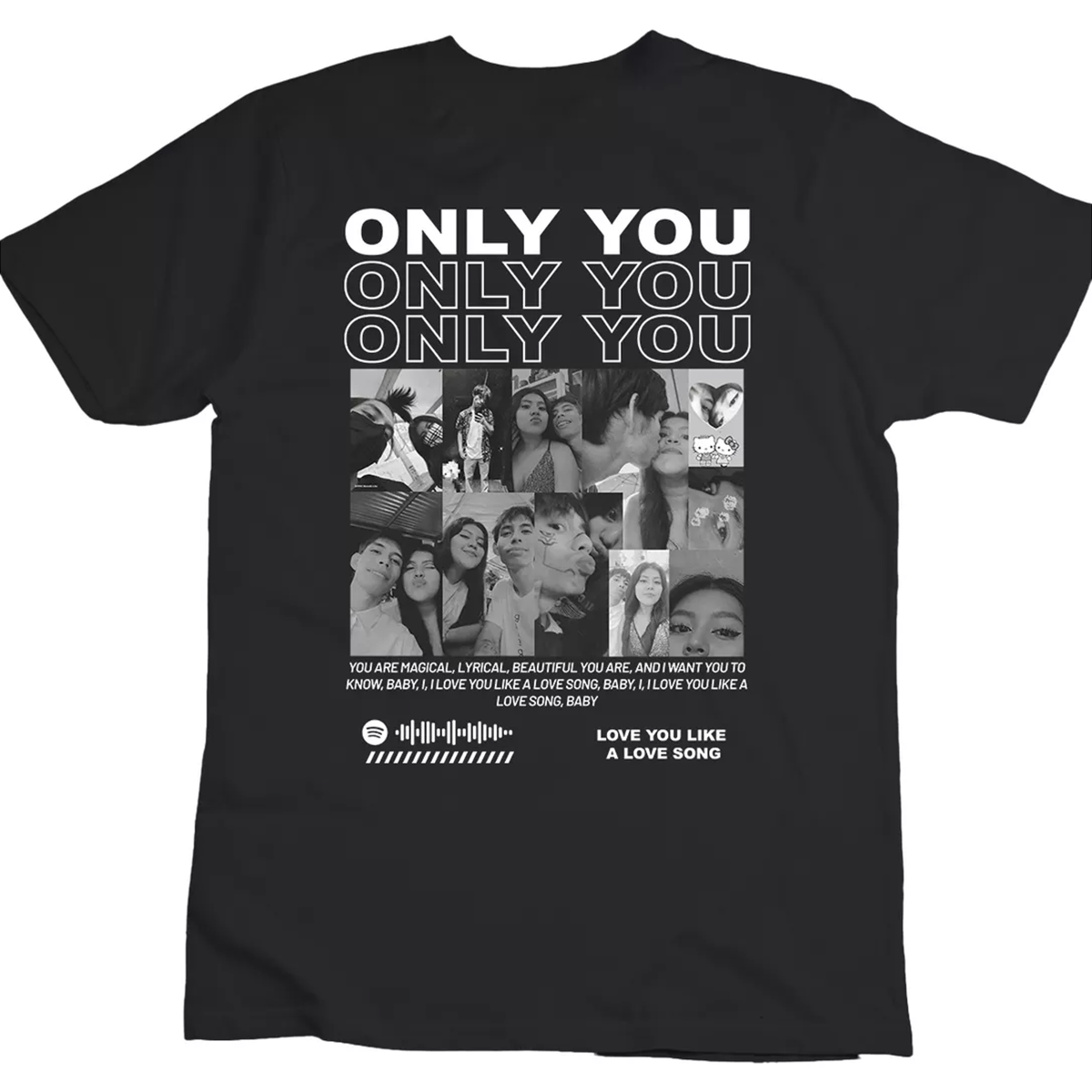 Playera Personalizada Only You / Girlfriend Gazen