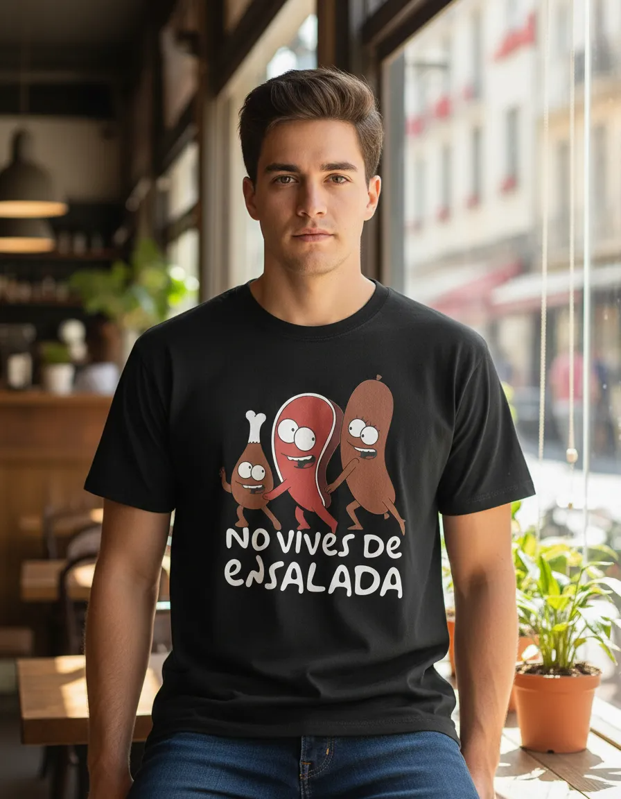 Playera No Vives de Ensalada