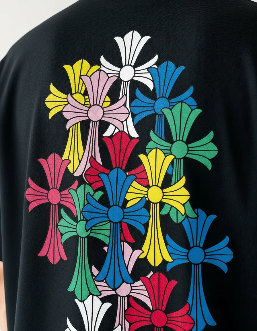 Playera Chrome Hearts cruces | Gazen