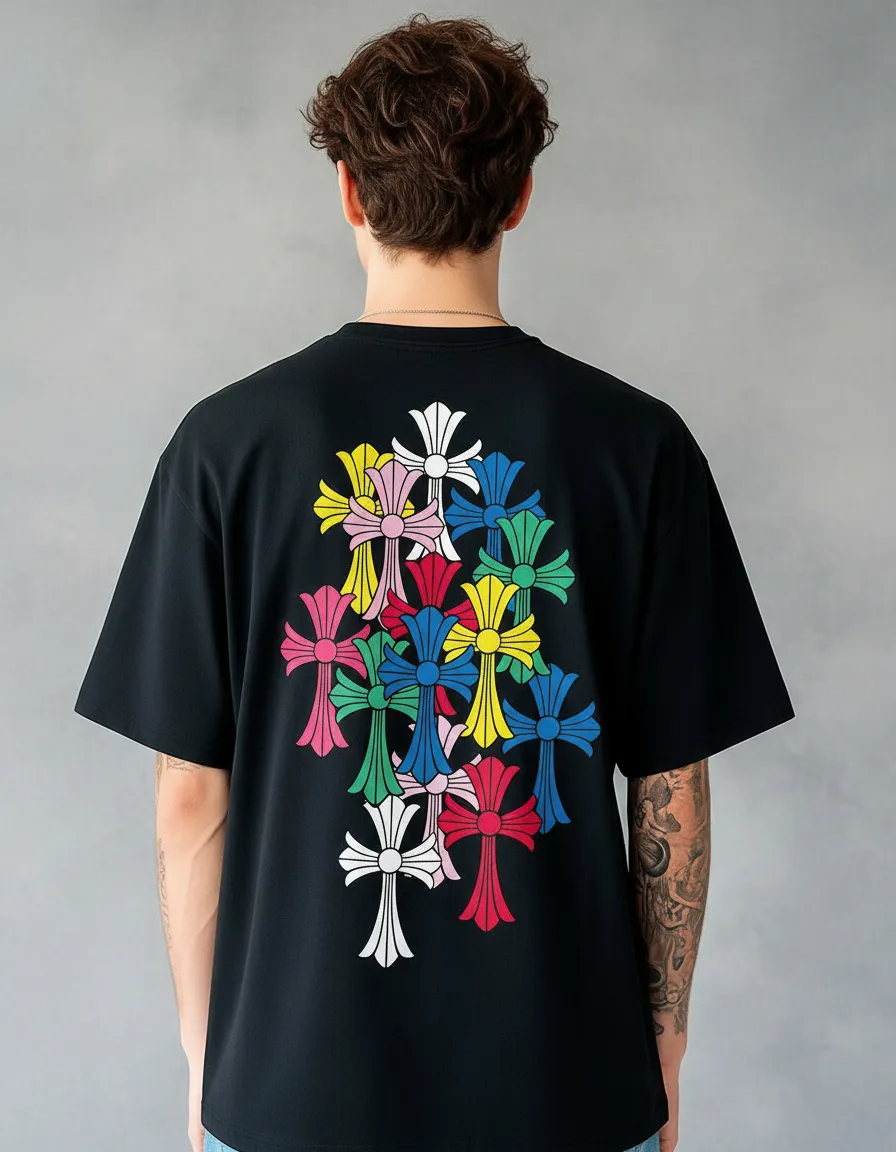 Playera Chrome Hearts cruces | Gazen