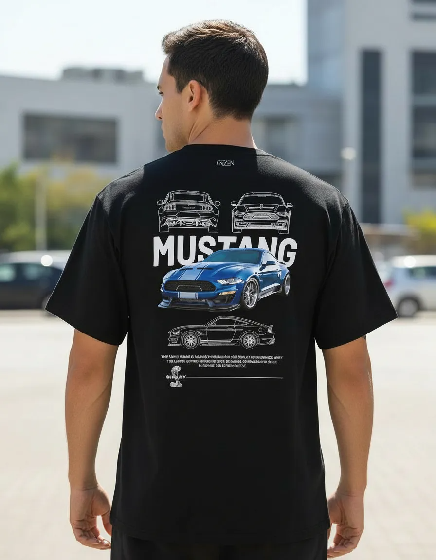 Playera Mustang Shelby Super Snake Gazen