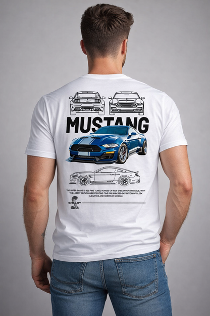 Playera Mustang Shelby Super Snake Gazen