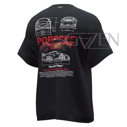 Playera Porsche 911 GT3 Rayo Mcqueen Gazen - Gazen