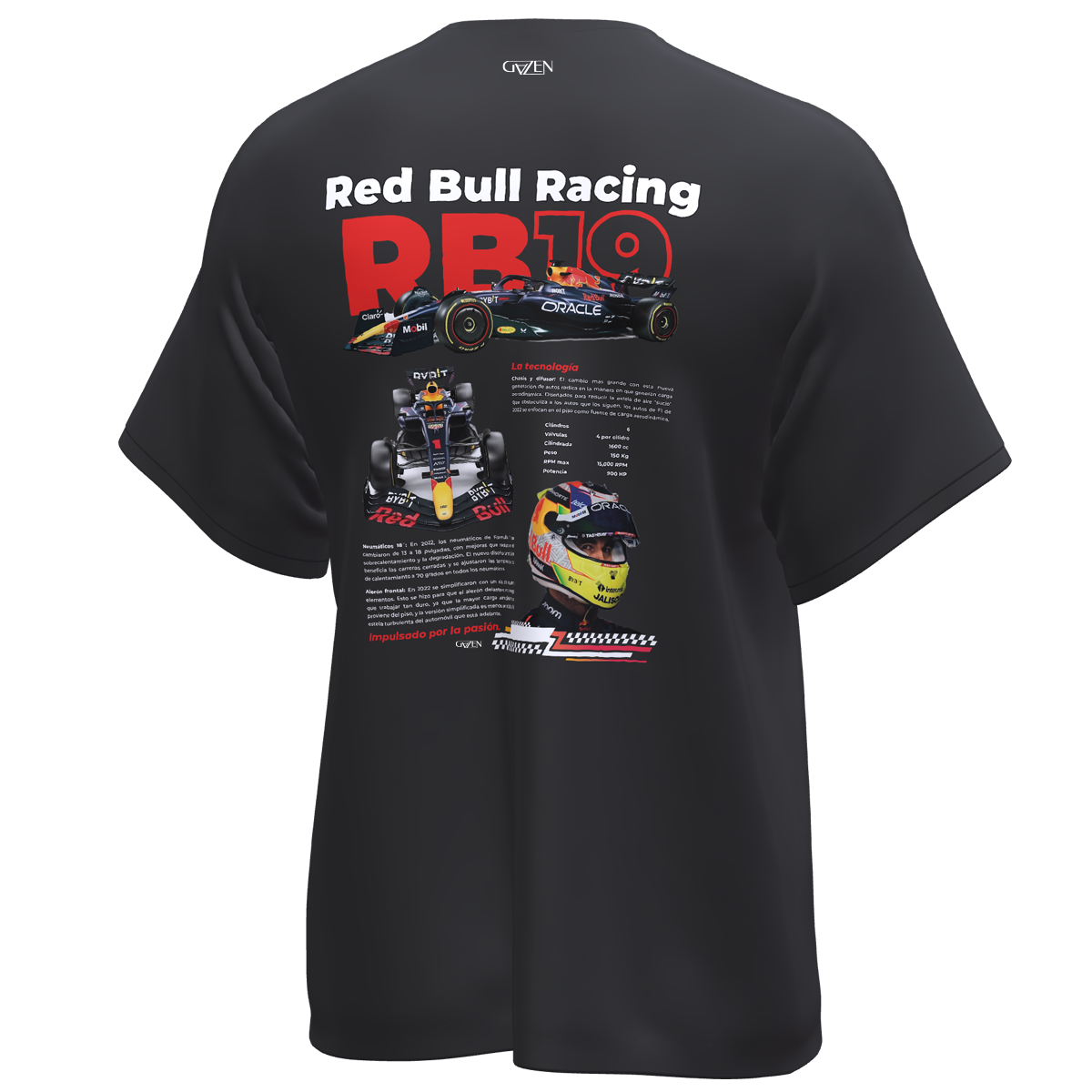 Playera Red Bull Racing RB19 Gazen - Gazen