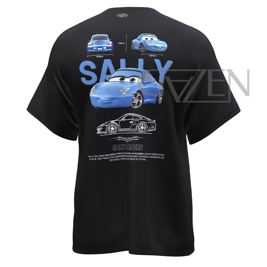 Duo Playera Cars Rayo Mcqueen Y Sally Carrera Gazen - Gazen