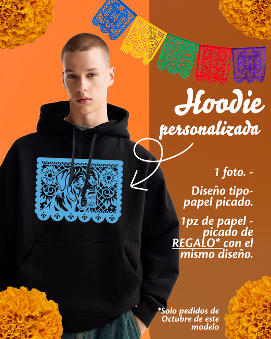 Sudadera Estampado Papel Picado Personalizada