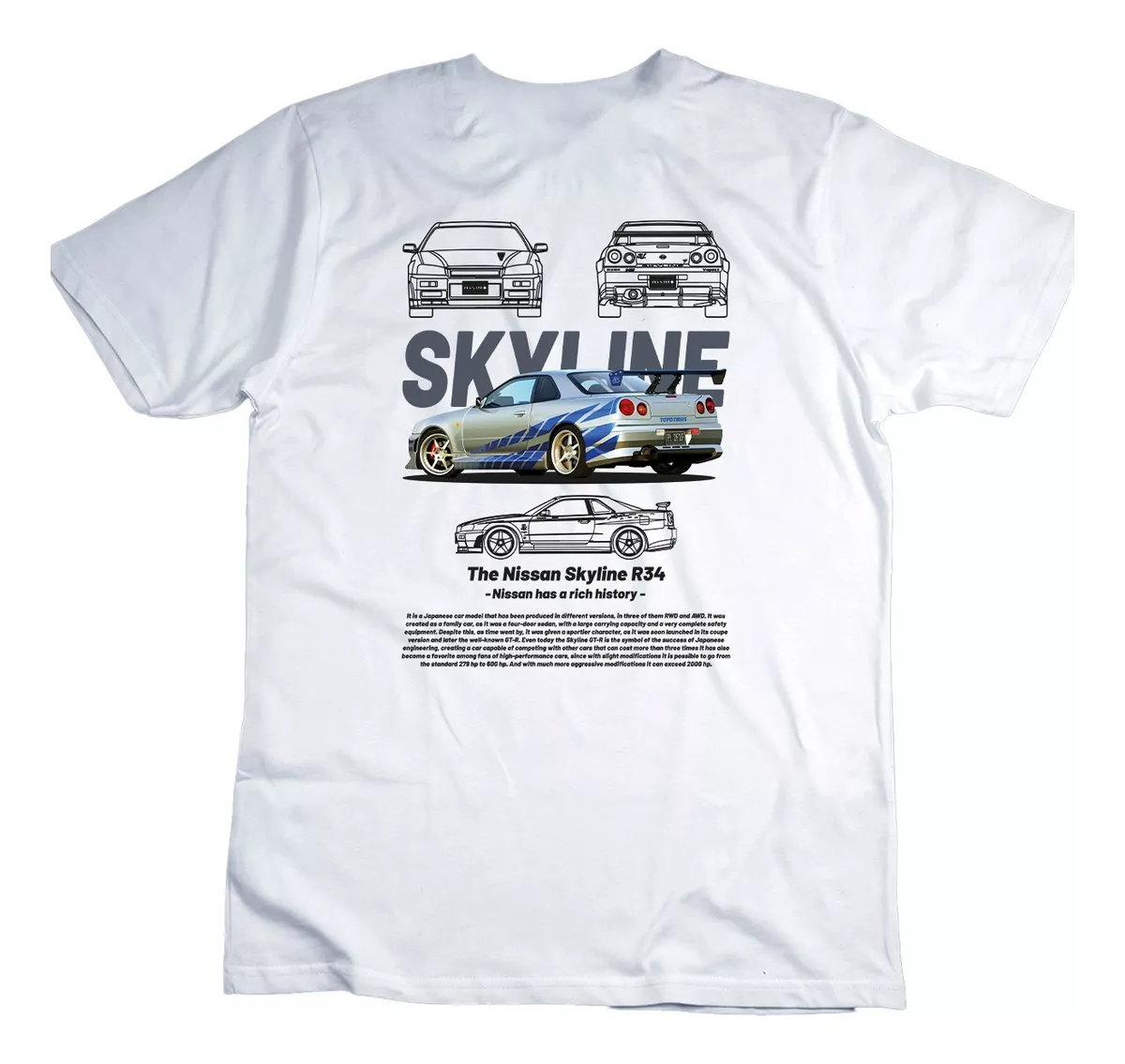 Playera Skyline R34 Gazen - Gazen