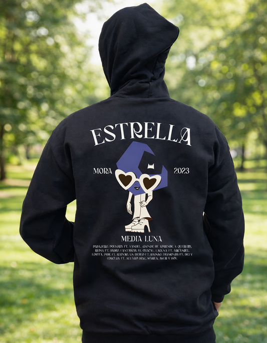 Sudadera de Mora para Pareja | Estrella / Media Luna | Gazen