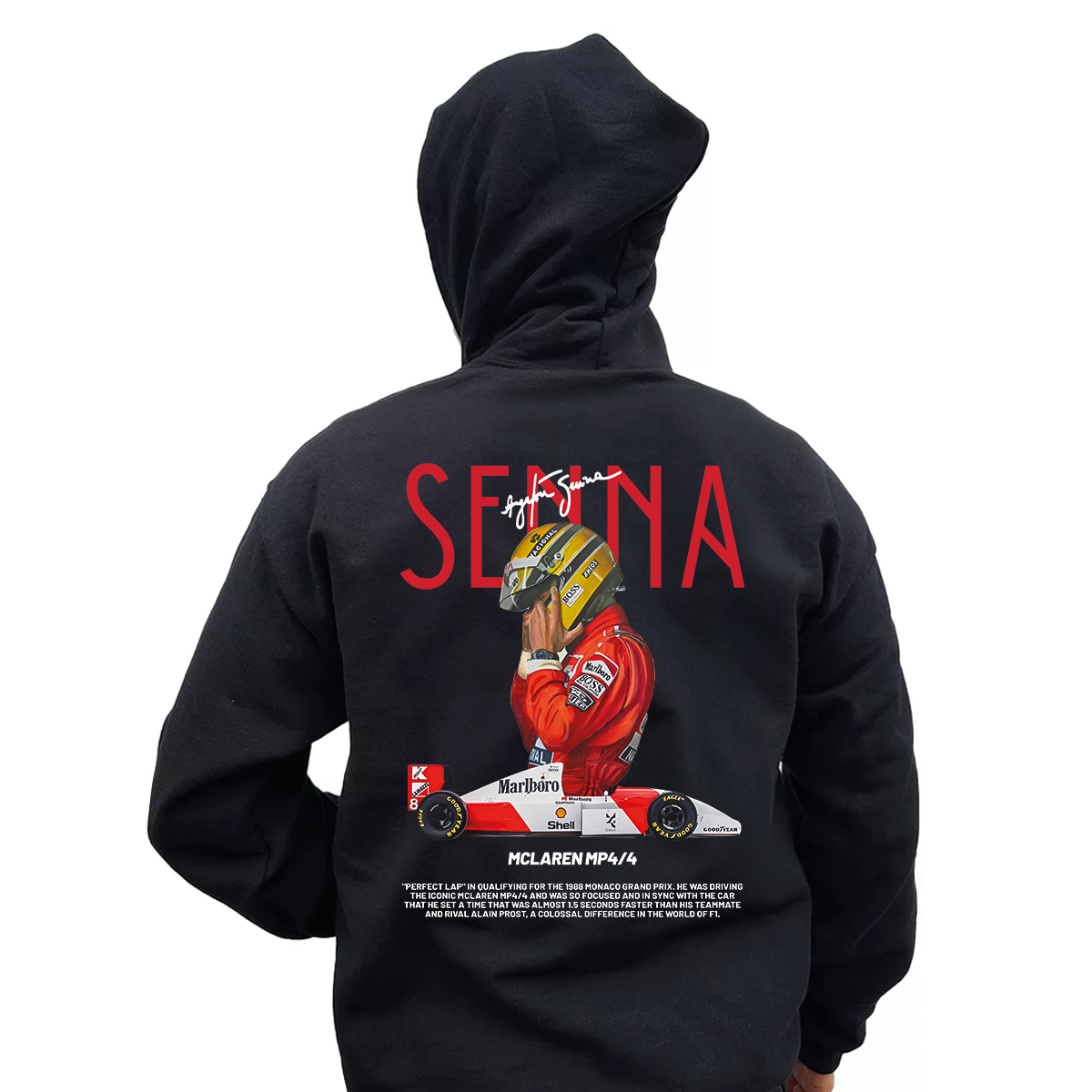Sudadera Ayrton Senna F1 Mclaren MP4/4 Gazen - Gazen