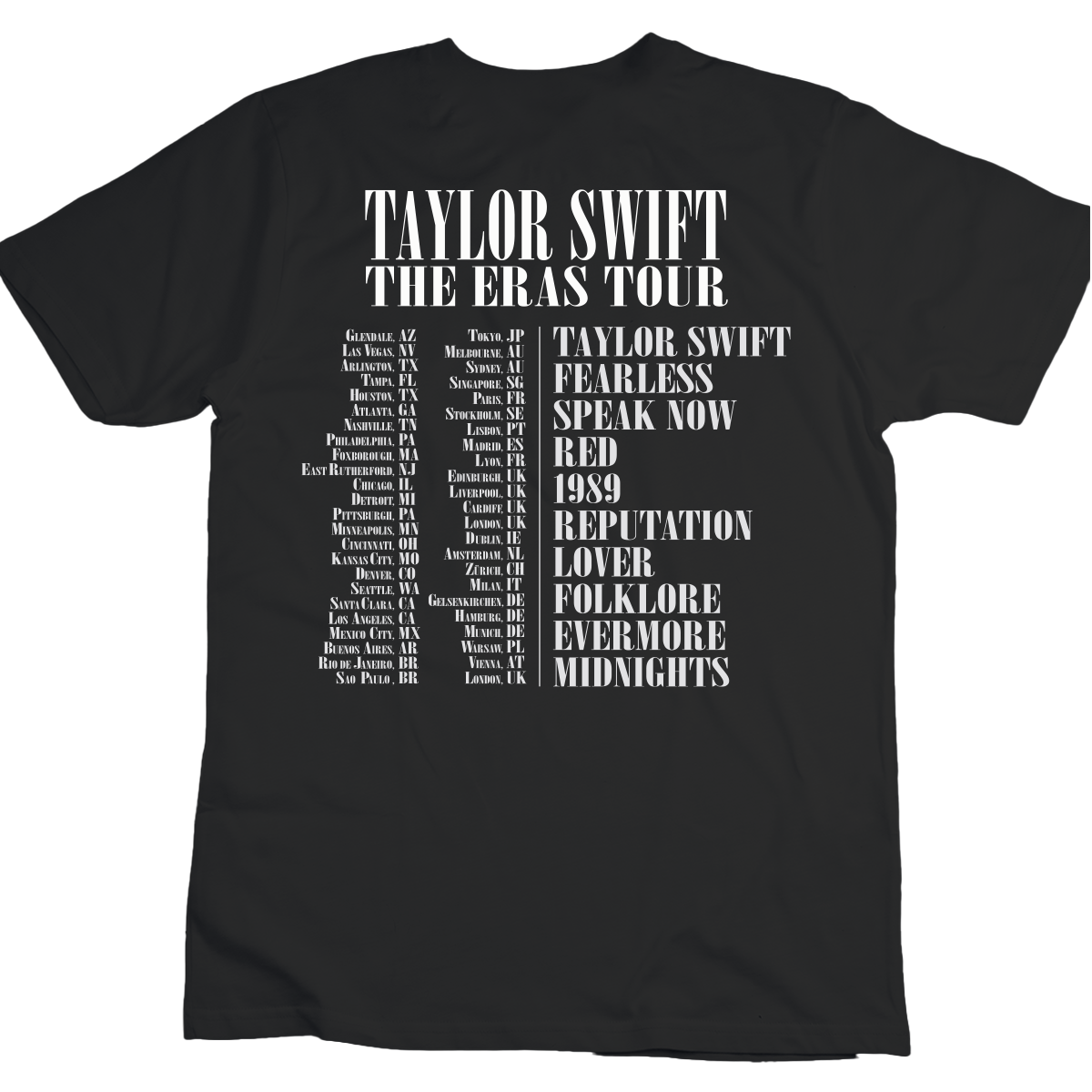 Playera Taylor Swift The Eras Tour Gazen - Gazen