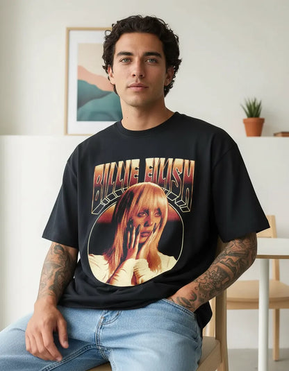 Playera de Billie Eilish Happier Than Ever