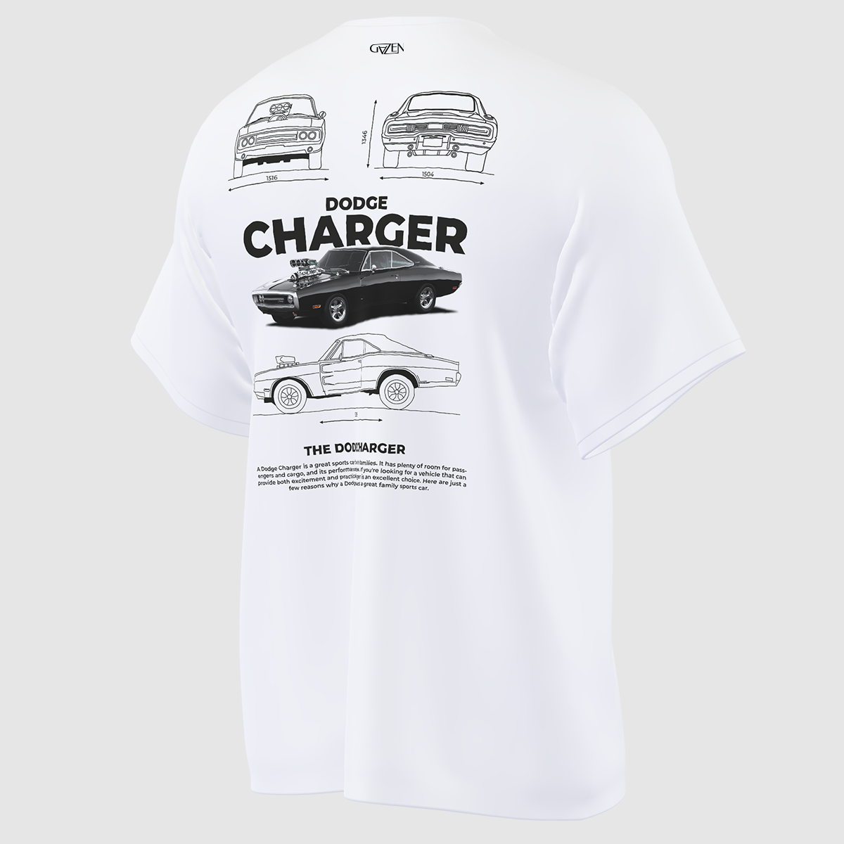 Playera Dodge Charger Toretto Gazen - Gazen