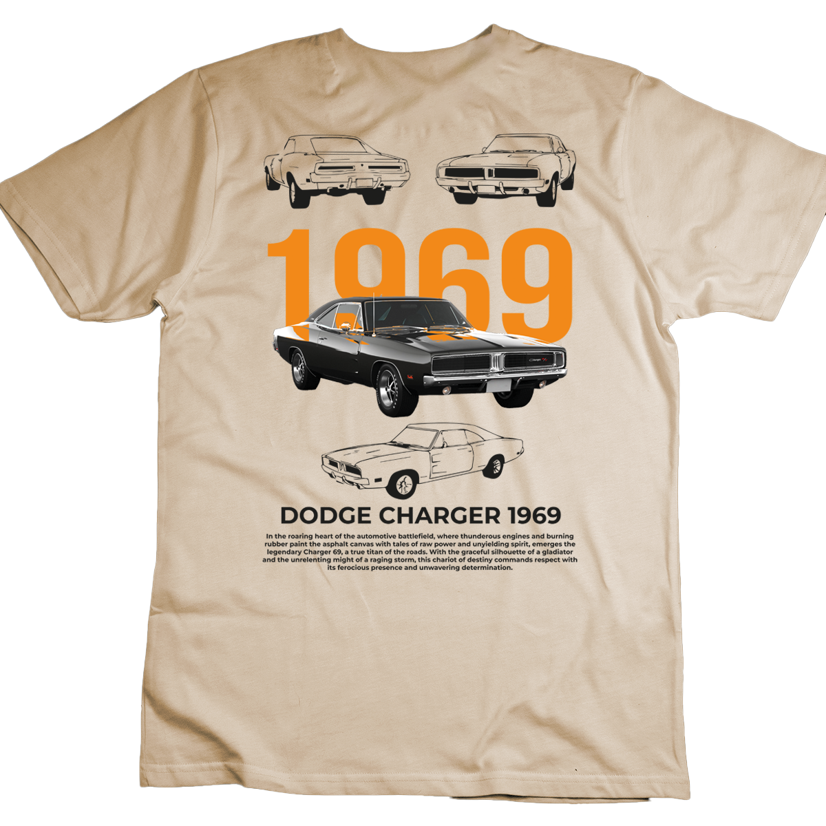 Playera Dodge Charger 1969 Gazen - Gazen