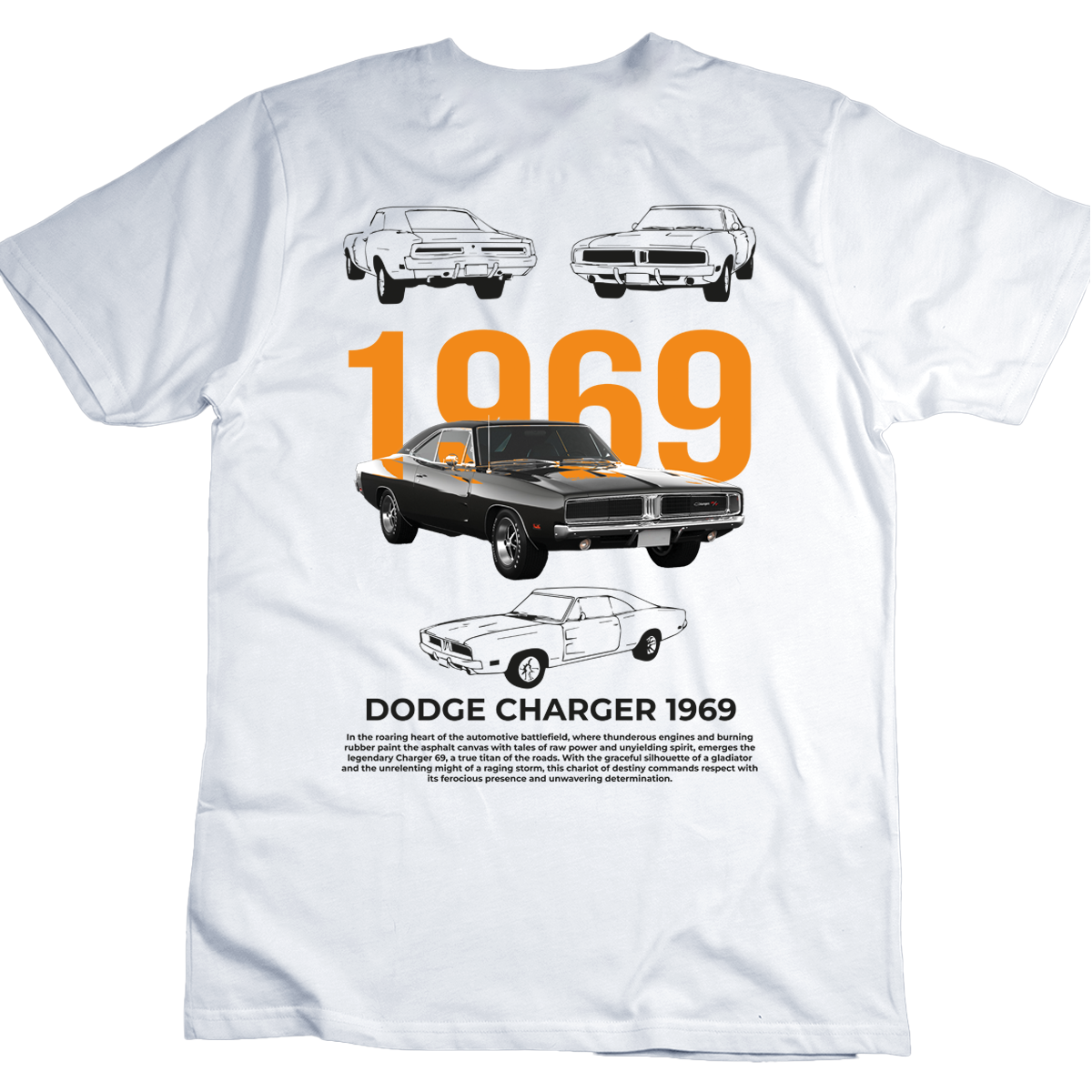 Playera Dodge Charger 1969 Gazen - Gazen