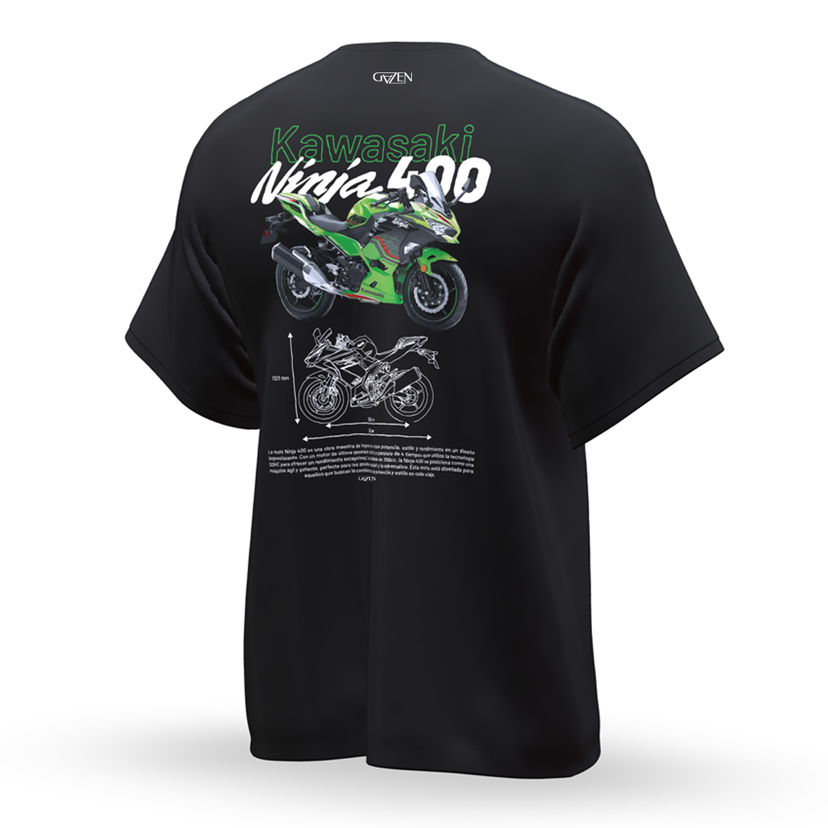 Playera Kawasaki ninja 400 Gazen - Gazen