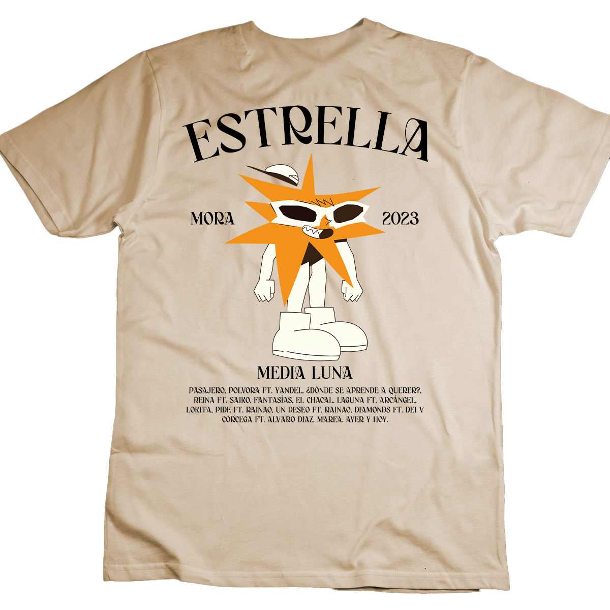 Playera Mora Estrella y Media Luna Gazen - Gazen