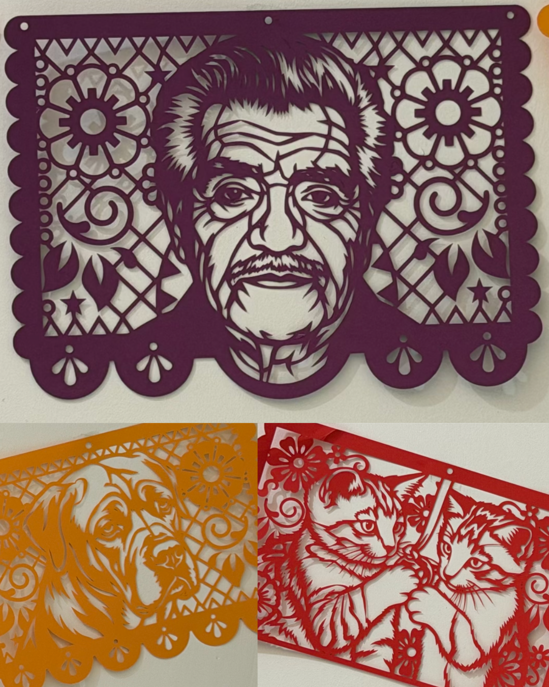 Papel picado Personalizado con fotografía