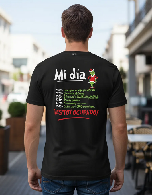 Playera El Grinch Estoy Ocupado Gazen