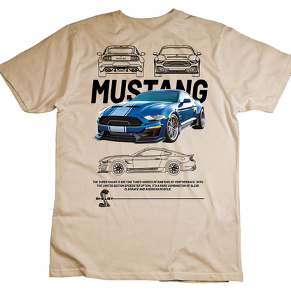 Playera Mustang Shelby Super Snake Gazen - Gazen